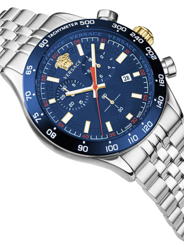Versace Analoguhr für Herren in blau