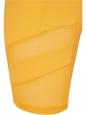 Urban Classics Urban Classics Damen Ladies High Waist Tech Mesh Cycle Shorts in magicmango
