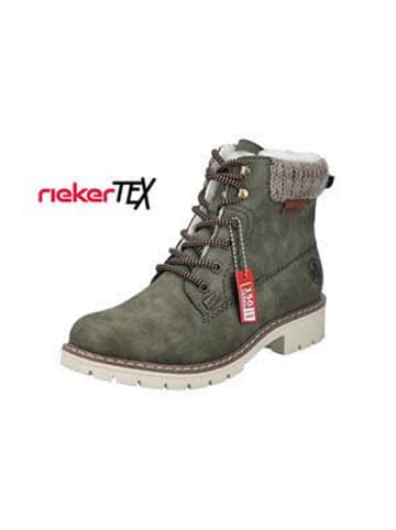 rieker Schnürstiefel in gruen