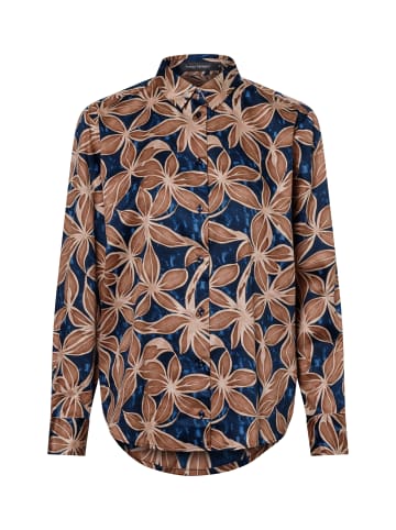 Franco Callegari Bluse in braun marine