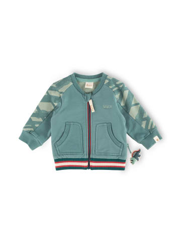 Sigikid Sweatjacke dino world in grün