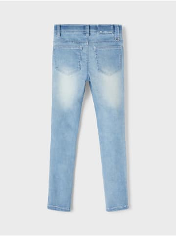 name it Jeans slim fit in light blue denim