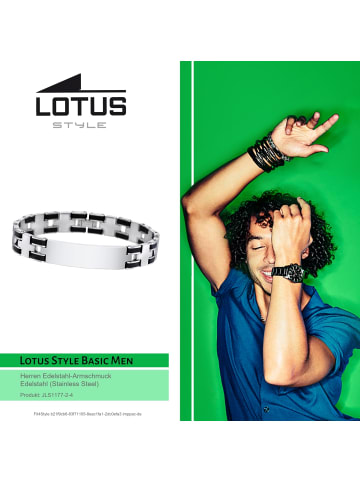LOTUS style Herren Armband Edelstahl ca. 21,5cm Lotus Style Basic Men