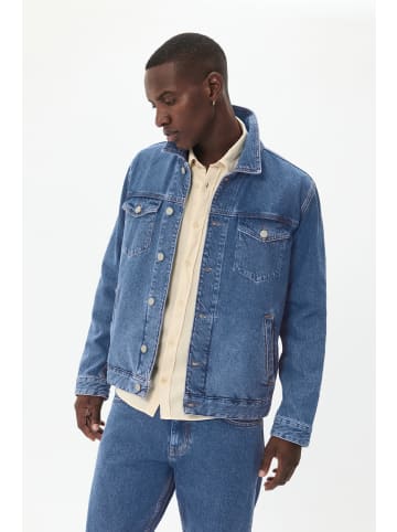 Matinique MAcallan Jacket 73 Casual fit in Medium Washed Denim
