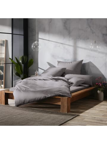 Erwin Müller Mako-Satin Bettwäsche Landshut in silber