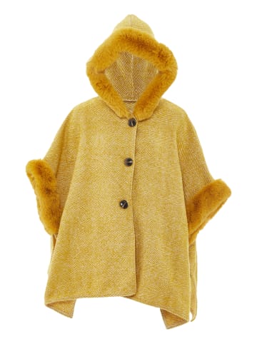 Usha Poncho in Gelb