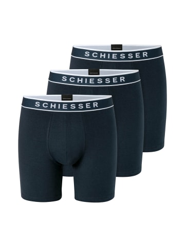 Schiesser Boxershort 3er Pack in Dunkelblau