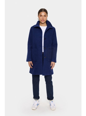 SAINT TROPEZ Jacke FerddySZ Lockere Passform in Midnight Sail