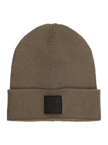 BOSS Mütze in Hellbraun