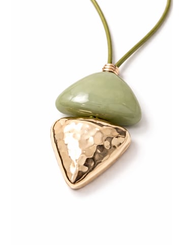 collezione alessandro Lange Kette " Beate " in grün