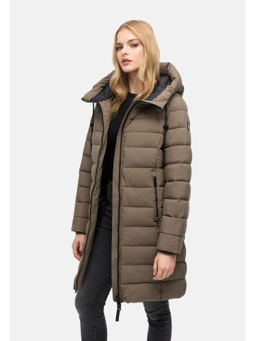 Marikoo Wintermantel Nanoraa 16 in Stone Brown