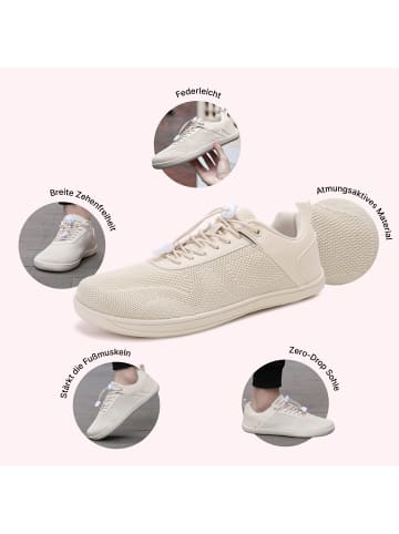 DOTALES CityStep Barfußschuhe in  Beige 36