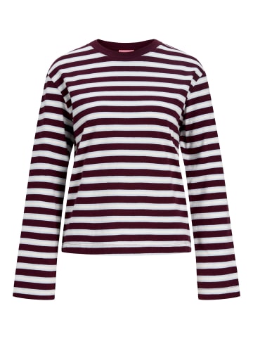 JJXX Langarm-T-Shirt in Winetasting