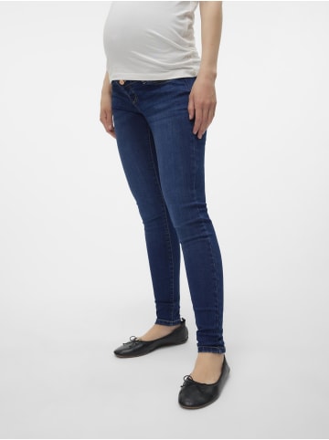 Vero Moda Umstandsjeans mit Skinny Fit in Dark Blue Denim 1