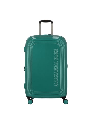 Mandarina Duck Logoduck + Glitter 4 Rollen Trolley 69 cm in glitter green