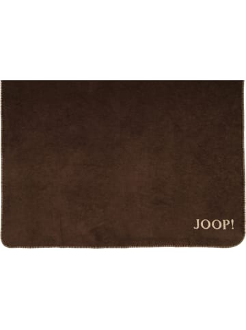 JOOP! JOOP! Wohndecken Uni-Doubleface Mokka-Taupe in Mokka-Taupe