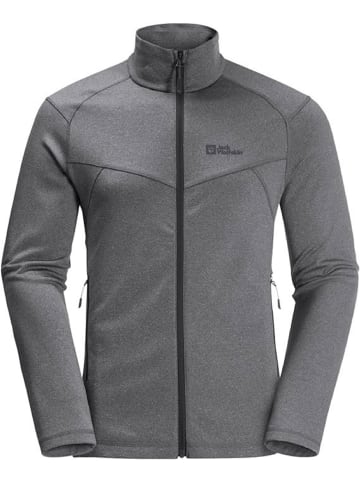 Jack Wolfskin Fleece-Unterjacke/Midlayer FORTBERG FZ M in Grau