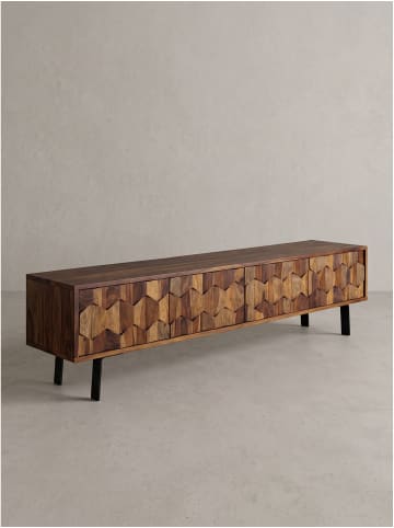 KADIMA DESIGN Lowboard rechteckig, 4 Türen, handgefertigt, Modern