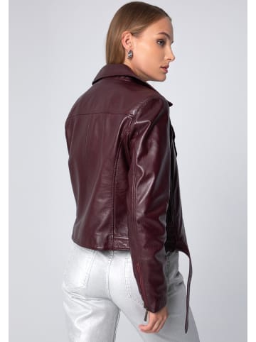 Wittchen Natural leather jacket in Burgundy