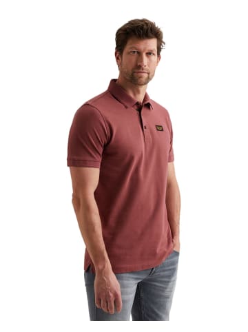 PME Legend Poloshirt SHORT SLEEVE POLO AMERICAN CLASSIC in Rot