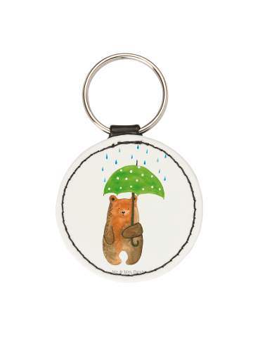 Mr. & Mrs. Panda Anhänger Bär Regenschirm ohne Spruch in Weiß