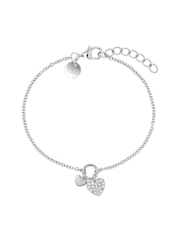 Tom Tailor Armband Silber 925, rhodiniert in weiß