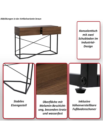 MCW Konsolentisch P47, Braun