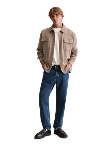 Marc O'Polo DENIM Sweat-Overshirt relaxed in Cold Taupe