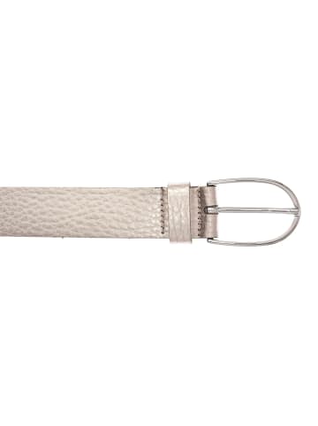 Vanzetti Gürtel Leder platingold-metallic