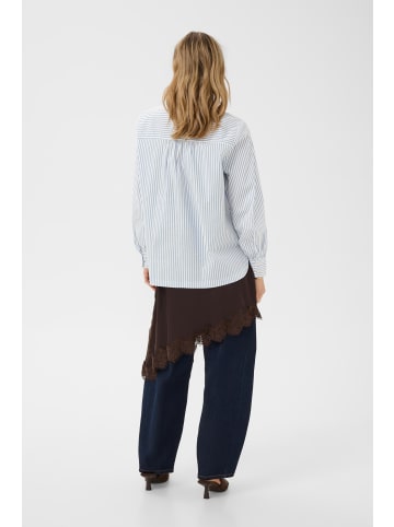 Cream Langarm - Hemd CRMira Regular fit in Air Blue Stripe