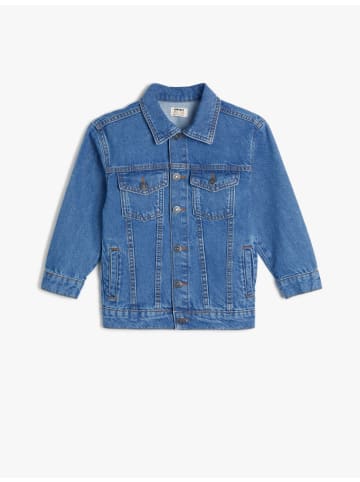 KOTON Jacke in Mittel Indigo