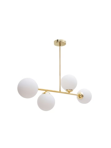 Licht-Erlebnisse Deckenlampe (B)12 x (L)80 x (H)60 cm in Gold WeißGold Weiß