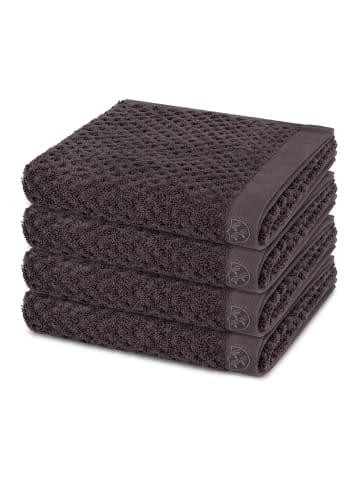 Ross 4 X Handtuch im Set Harmony in Graphit