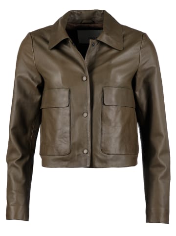 Maze Lederjacke 42024082 in oliv