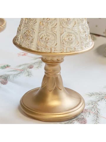 Chic Antique Deko WEIHNACHTSBAUM NOEL Antik Creme Gold 32 cm