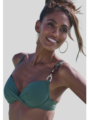LASCANA Bügel-Bikini-Top in oliv