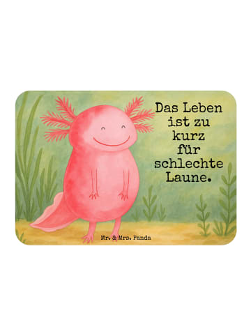 Mr. & Mrs. Panda Kühlschrankmagnet Axolotl Glücklich Design mit ... in Weiß