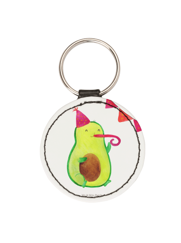 Mr. & Mrs. Panda Anhänger Avocado Geburtstag ohne Spruch in Weiß