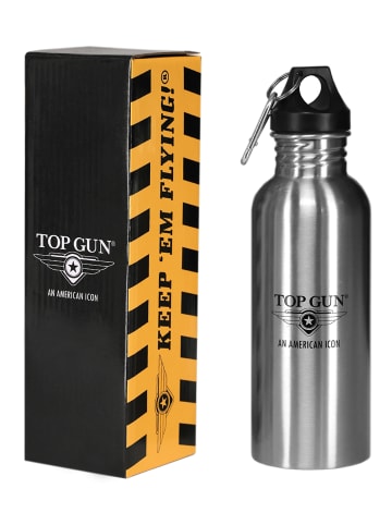 TOP GUN Trinkflasche TG22016 in silber