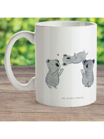 Mr. & Mrs. Panda Camping Tasse Koalas Feiern ohne Spruch in Weiß
