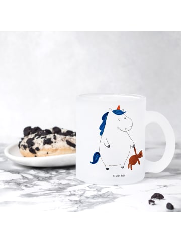 Mr. & Mrs. Panda Tee Tasse Einhorn Teddy ohne Spruch in Transparent