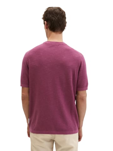 Marc O'Polo Kurzarm-Pullover regular in Acai Red