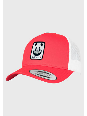 F4NT4STIC Trucker Cap Panda in red-white