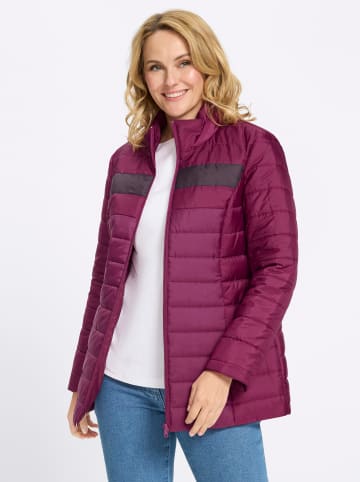 Sieh an! Steppjacke in malve-aubergine