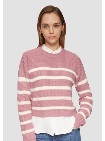 QS Strickpullover langarm in Pink