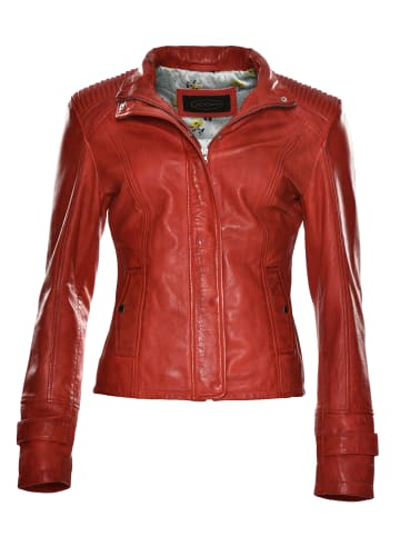 JCC Lederjacke mit kurzem Stehkragen 31020360 in rot