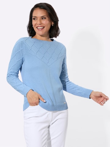 WITT WEIDEN U-Boot-Pullover in eisblau