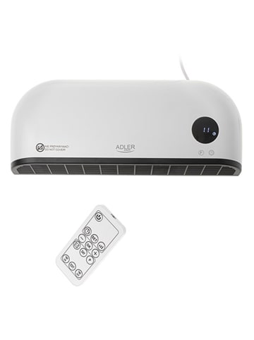 Adler Europe Adler AD 7751 Luftschleier mit LED-Display - 2000 W in Weiß in Weiß