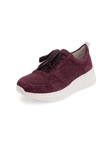 VITAFORM Samtziegenleder Sneaker in aubergine