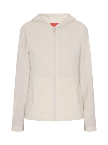 Swirly Damen Fleecejacke in Weiss